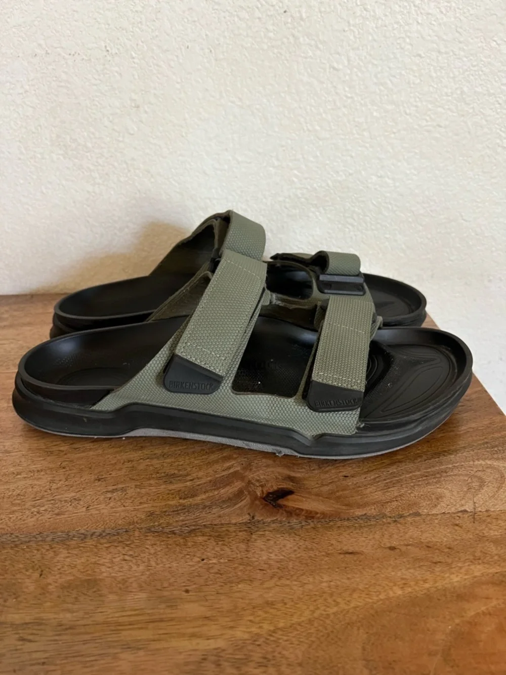 Birkenstock Atacama Birko-Flor Futura KhakiSize 45 US Men's 12–12.5 Wide Fit